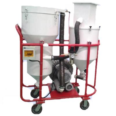 China Hotels Vacuum Recovery Dust Free Non Dust Sand Blaster Equipment Shot Blasting Machine for sale