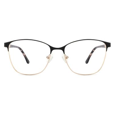 China Hot Selling Eyeglass Frame Metal Optical Frames Frame Oversized Fashionable Vintage Eyeglass Frame Unisex for sale