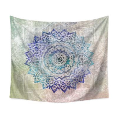 China Plain Mandala Tapestry Indian Wall Hanging 100% Polyester Tapestry for sale