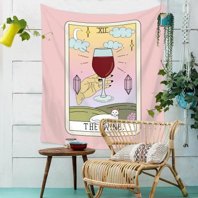 China Wholesale simple tarot card tapestry wall hanging for home decoration for sale