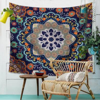 China Mandala Printed Tapestry Bohemian Custom Indian Simple Trippy for Bedroom Dorm for sale