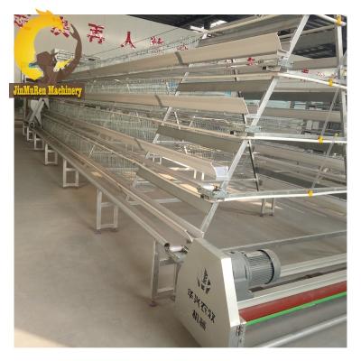 China Jinmuren Special Design A Frame Chicken Layer Easily Clean Cage With Fertilizer Removal System for sale