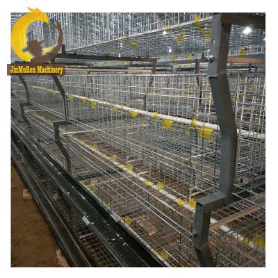 China Jinmuren Competitive Price Commercial Chicken Feeding Automatic Poultry Broiler Cage System For Broiler Project for sale