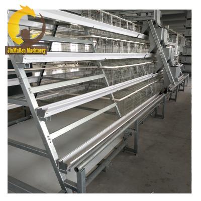 China Broiler Chicken Farming Automatic Poultry Farming Equipment Broiler Cage Poultry Farm House Design from Jinmuren for sale