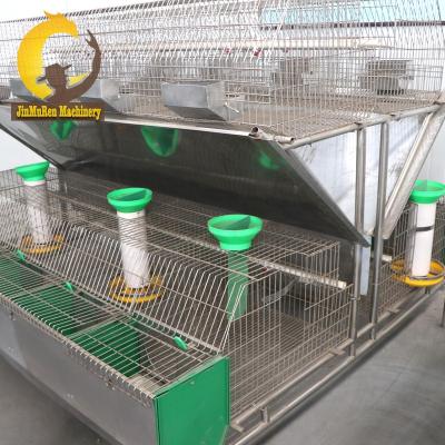 China Eco - Friendly Commercial Cheap Wire Mesh Rabbit Farm Cage For Sale for sale