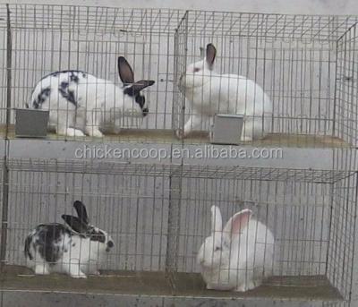 China High Quality Easily Cleaning Rabbit Cage Equipment For Large Scale Rabbit Breeding for sale