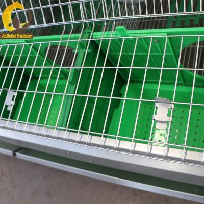 China Breeds Jinmuren Good Quality Low Carbon Steel Commercial Rabbit Breeding Cages for sale