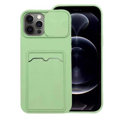 China Fanshion Customized Design Shockproof Card Sleeve Protect Camera TPU Mobile Phone Case Silicone Cover For iphone 8 7 6 11 12 pro/max for sale