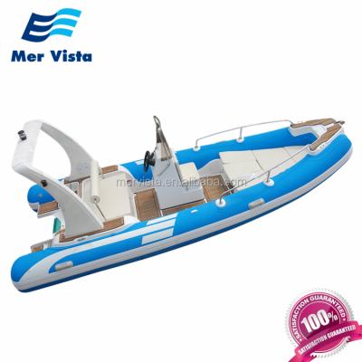 China Fiberglass Boat In Guangzhou Hypalon RIB 550 PVC Manufacturing Jet Drive Rib Boat Material for sale