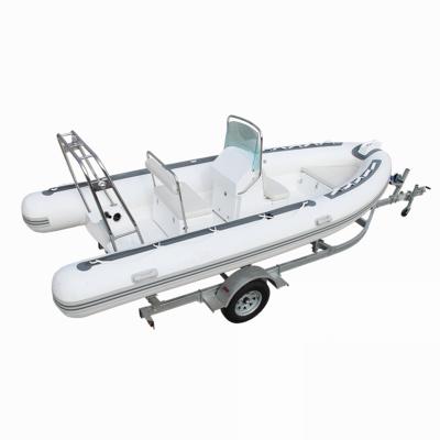 China Gear Racing RIB 480 PVC / Hypalon RIB Inflatable Fishing Boats Inflatable Boats For Sale for sale