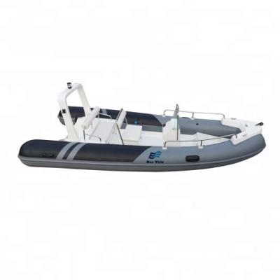 China Fiberglass Used Fishing Boats For Sale Inflatable Sport Rib Boat Rigid Hull Dinghy Boat Manufacturers 5.2m for sale