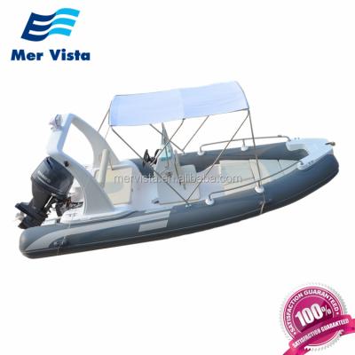 China Speed ​​China Racing Rib 550 Fiberglass Fishing Power Rib Inflatable Boat for sale