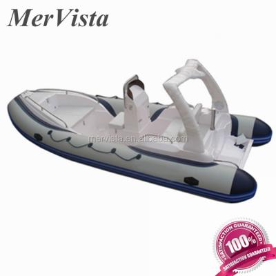 China Speed ​​Racing China 580 Hypalon RIB Inflatable Rigid Boat Rib 580 CE Rubber Fishing Boat For Sale Korea for sale