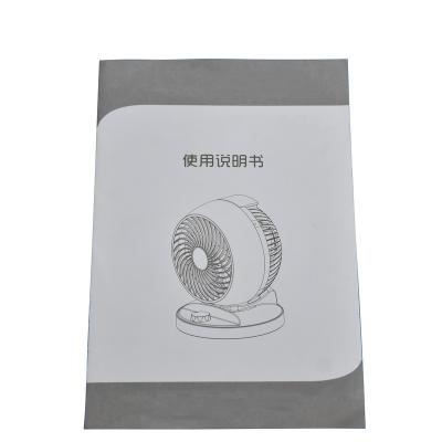 China Product instruction instruction card warranty card printing manual fan instruction instruction guide circulation fastener for sale