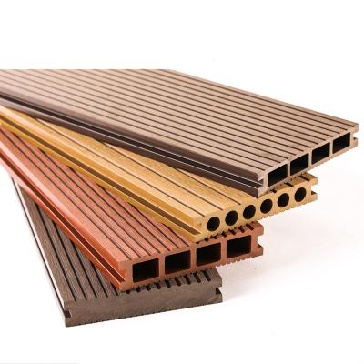 China Anti-water Wpc Decking Manufacturer For Indoor Interior &Outdoor Decking With PVC Material / Wpc Flooring for sale