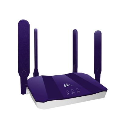 China 4g LTE CPE Wifi Router 4G LTE Built In Sim Card With 300Mbps Wifi Router for sale