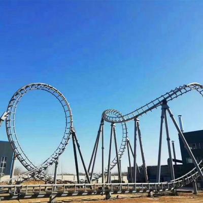 China fiberglass amusement park equipment roller coaster for sale for sale