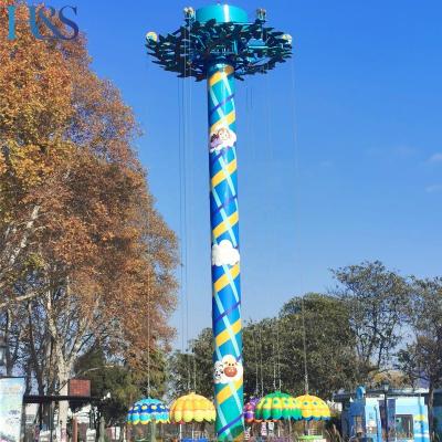 China Amusement Park Theme Park Amusement Park Equipment Guided Ride Climbs Flight Tower for sale