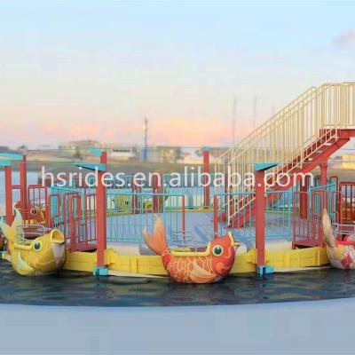 China Amusement park steel rides passionate surfing rides for sale