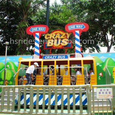 China Attraction Amusement Park Rides Family Rides Park Bus Crazy Park Equipment for sale