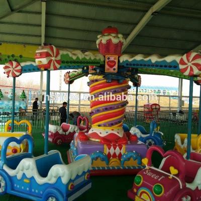 China Theme Park Happy Candy Car Spinning Swing Amusement Park Equipment for sale