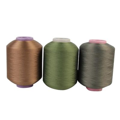 China Yarn Manufacturer SCY Yarn Stock-Lot Spandex / Polyester Covered Yarn 30/75 for sale