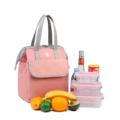 China Insulated Waterproof Aluminum Foil Lining Heat Sealed Thermal Freezer Pack Lunch Box Cooler Bags for sale