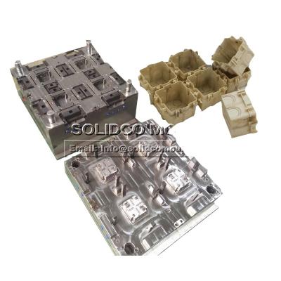 China Multi Sized 2 Cavity Plastic Factory Plastic Electrical Junction Box Hot Selling Injection Mold for sale