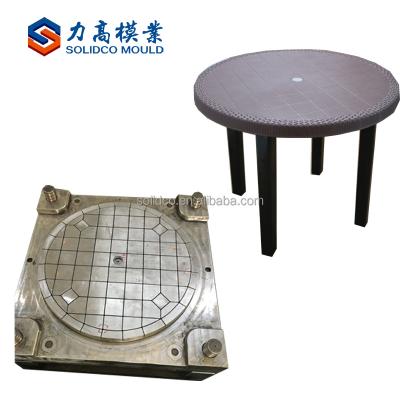 China plastic injection molding table chairs plastic outdoor equipment in taizhou mold factory for sale