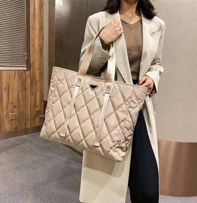 China Designer Waterproof Luxury Women's Tote Bags Shoulder Bag High Quality Handbags Large Capacity Nylon Shopper Bag for sale