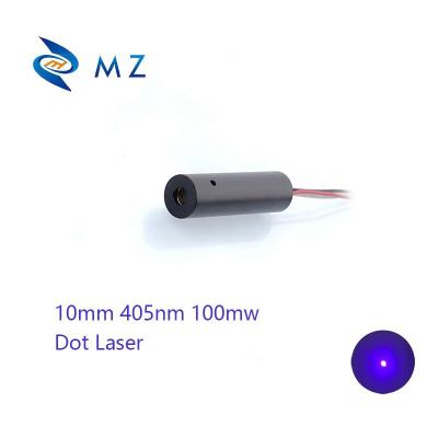 China Hotels 3V 10mm 405nm 100mw Dot Blue Laser Pointer Industrial ACC Driven Laser Module Light Blue Laser for sale