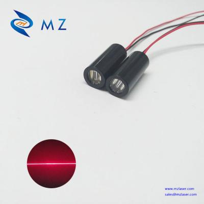 China Industrial Equipment D9mm 650nm 5mW Red Line Laser Diode Module Industrial Grade APC 60 Degree Driver for sale