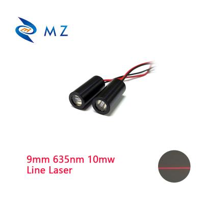 China Standard 9mm 635nm 10mw Line Laser Module Laser Hotels Standard 9mm 635nm 10mw Red Line Line for sale