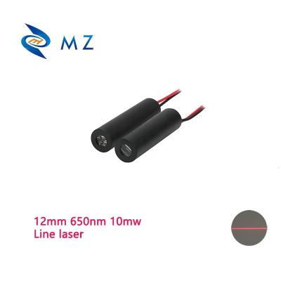 China Hotels Industrial Standard 12mm 650nm 10mw Red Laser Line Module Line APC Different Lengths For Level Measurement for sale