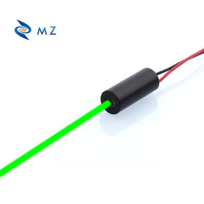 China High Quality Hotels Class IIIA D8mm 520nm 5mW Green Laser Dot Diode Module for sale