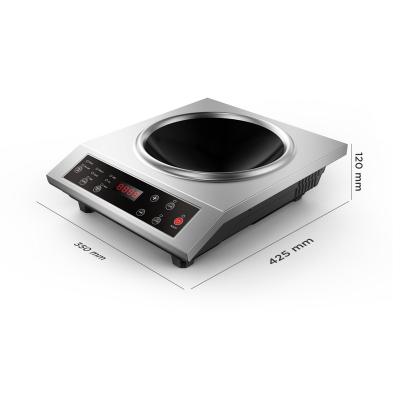 China 3500w Hotel Restaurant Commercial Wok Concave Induction Cooker for sale