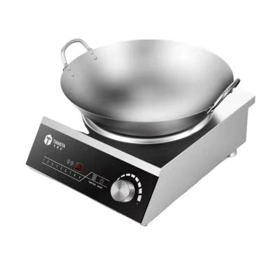 China Waterproof 5000 Watt Induction Cooktop with Knob Control for Portable Wok Cooking for sale