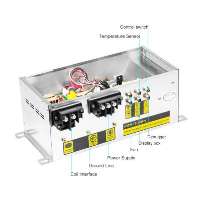 China Hotel Commercial Half Deck Kitchen Equipment 15Kw Commercial Induction Heating Driver Pcb Box for sale