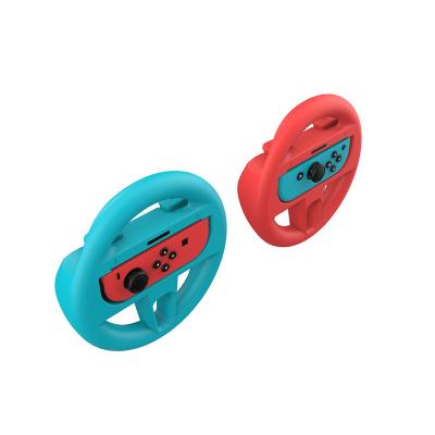 China Holder Video/TV GameJoystick Analog Steering Wheel Wireless Controller 2PCS For Nintend Switch OLED Racing Wheel for sale