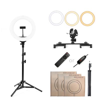 China Adjustable Shine 10 18 Inch Tik Tok Tripod Stand Makeup Ringlight/Tiktok Led Circle Ring Light With Tripod Stand for sale