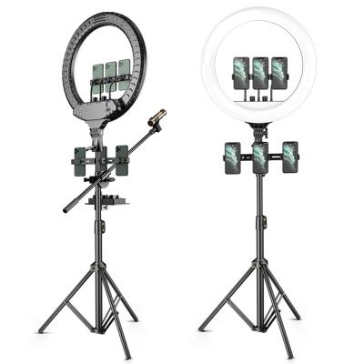 China ABS+PC or Aluminum Alloy RL Professional 14 18 21 Inch Video Phone Live Show Stream LED Ring Light Ring Lamp 36cm 45cm Makeup Selfie Studio for sale