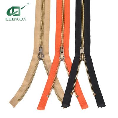 China CHENGDA 2021 Other Hot Selling Open End Flame Retardant Zipper Rolls For Work Fire Suit UL Certificate Flame Retardant Zipper Resistant for sale