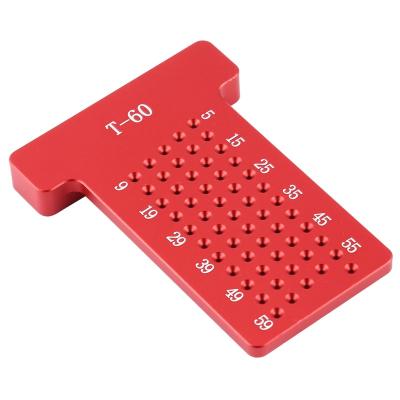 China L Shaped Ruler Aluminum Alloy Carpenter FL T60 Woodworking Fixing Locating Tool Holes for sale