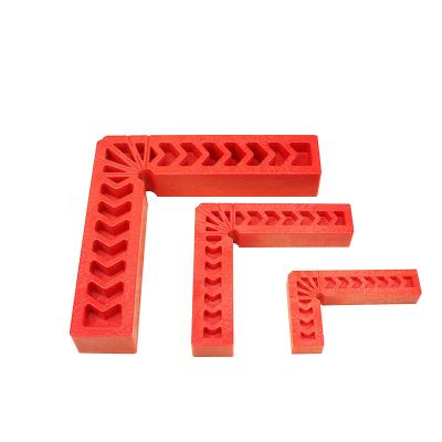 China Right Angle L Shaped Carpenter Fixture Auxiliary Carpenters Square Woodworking Placing Ruler Panel Fixing Splicing Clip for sale