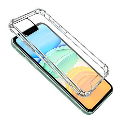 China 1mm Soft Phone Case Custom Clear Shockproof Airbag TPU Cell Phone Back Cover For 11 12 13 pro For Apple iPhone 12 for sale