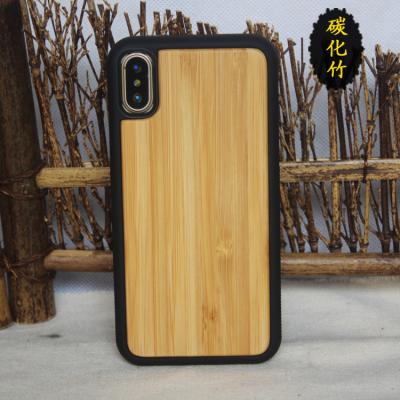 China Real TPU Bumper+Nature White Walnut Wooden Phone Case For iPhone XS Max Useful Mobile Cover Heavy Duty Mobile Cover For iPhone Wooden Case for sale