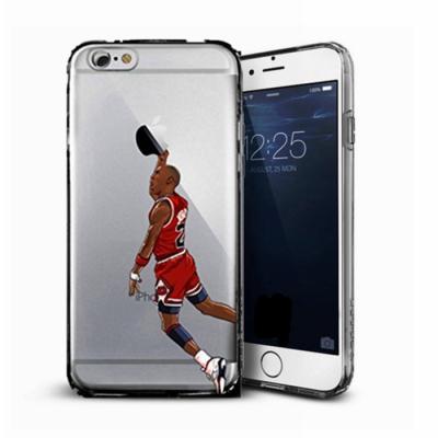 China Wholesale Price Transparent Ultrathin Custom TPU Phone Case For Apple iPhone 7 Basketball Player Cover For iPhone 7/7 Plus for sale