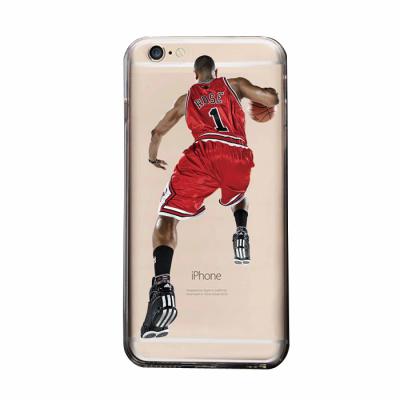 China Protector Cover Mobile Phone Accessories For iPhone 6 NBA Phone Case TPU Transparent Clear Case For iPhone 6 6Plus for sale