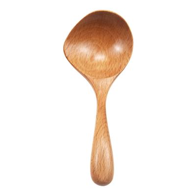 China Sustainable Natural Acacia Wood Spoon Drink Spoon Kitchen Cooking Set for sale