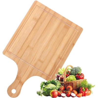 China Sustainable Whole Fruits And Vegetables Steak Bread Bamboo Kitchen Eco - Friendly Cutting Board for sale